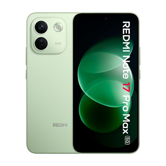 Xiaomi Redmi Note 17 Pro Max 5G Vert, smartphone à grosse batterie de 9 210 mAh