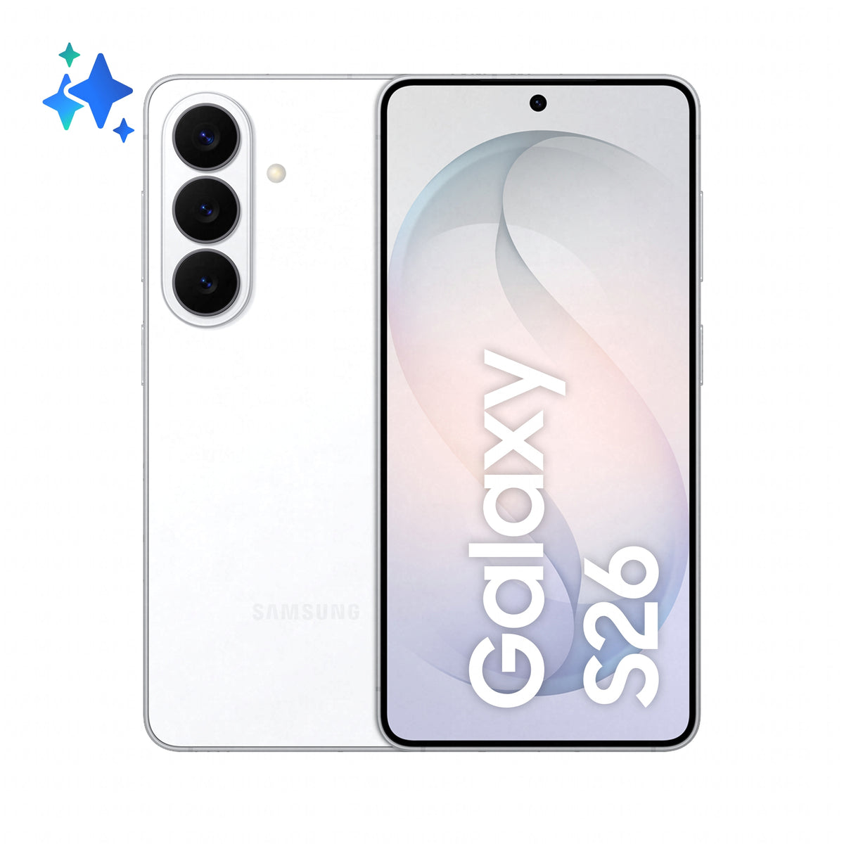 Samsung Galaxy S26 S942 5G Double SIM 12 Go RAM 256 Go - Blanc - photo officielle 1 [V4.6:8806097827801:1]