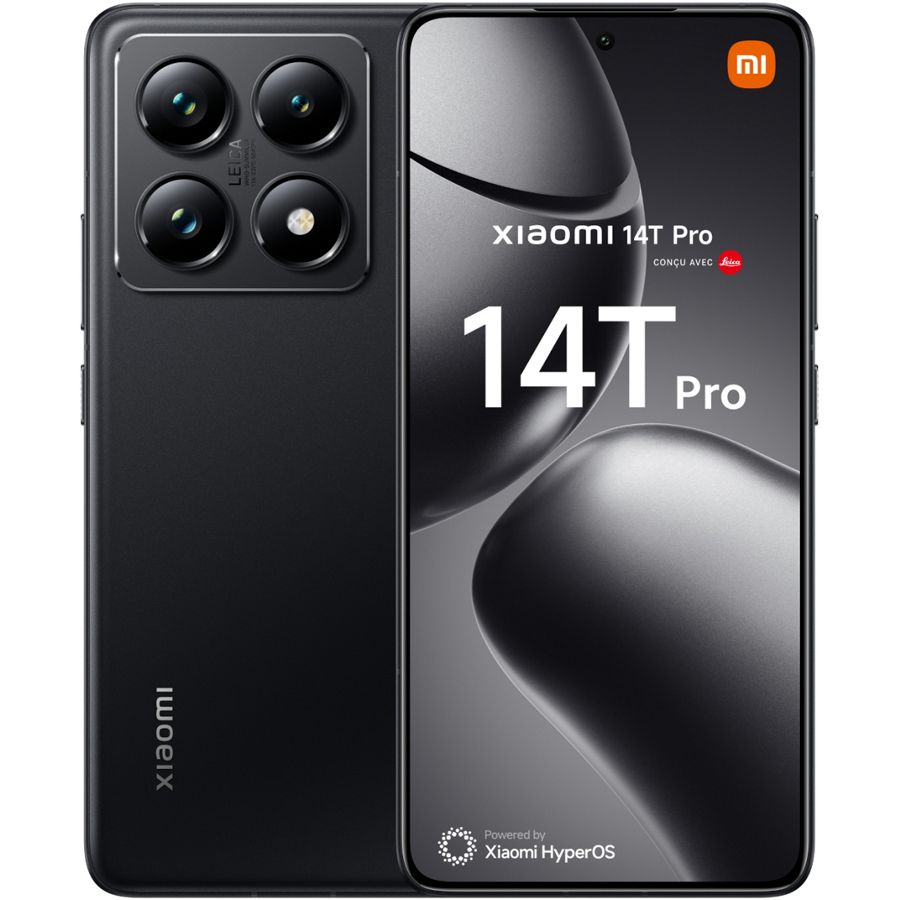 Xiaomi 14T Pro 5G Double SIM 12 Go RAM 512 Go - Noir - vue premium 4 [V4.6:6941812789407:4]