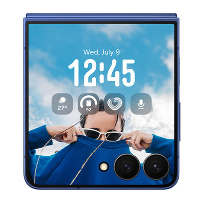 Samsung Z Flip 7 5G 12/256 Go - Bleu Ombre