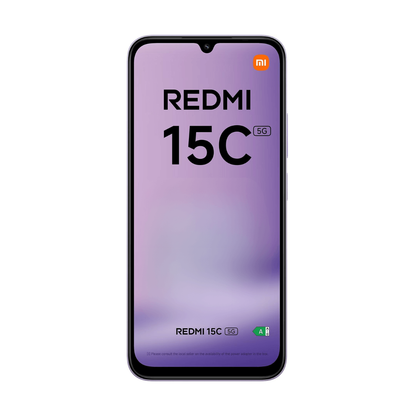 Xiaomi Redmi 15C 5G Double SIM 4 Go RAM 128 Go - Dusk Violet - vue premium 3 [V4.6:6932554459567:3]