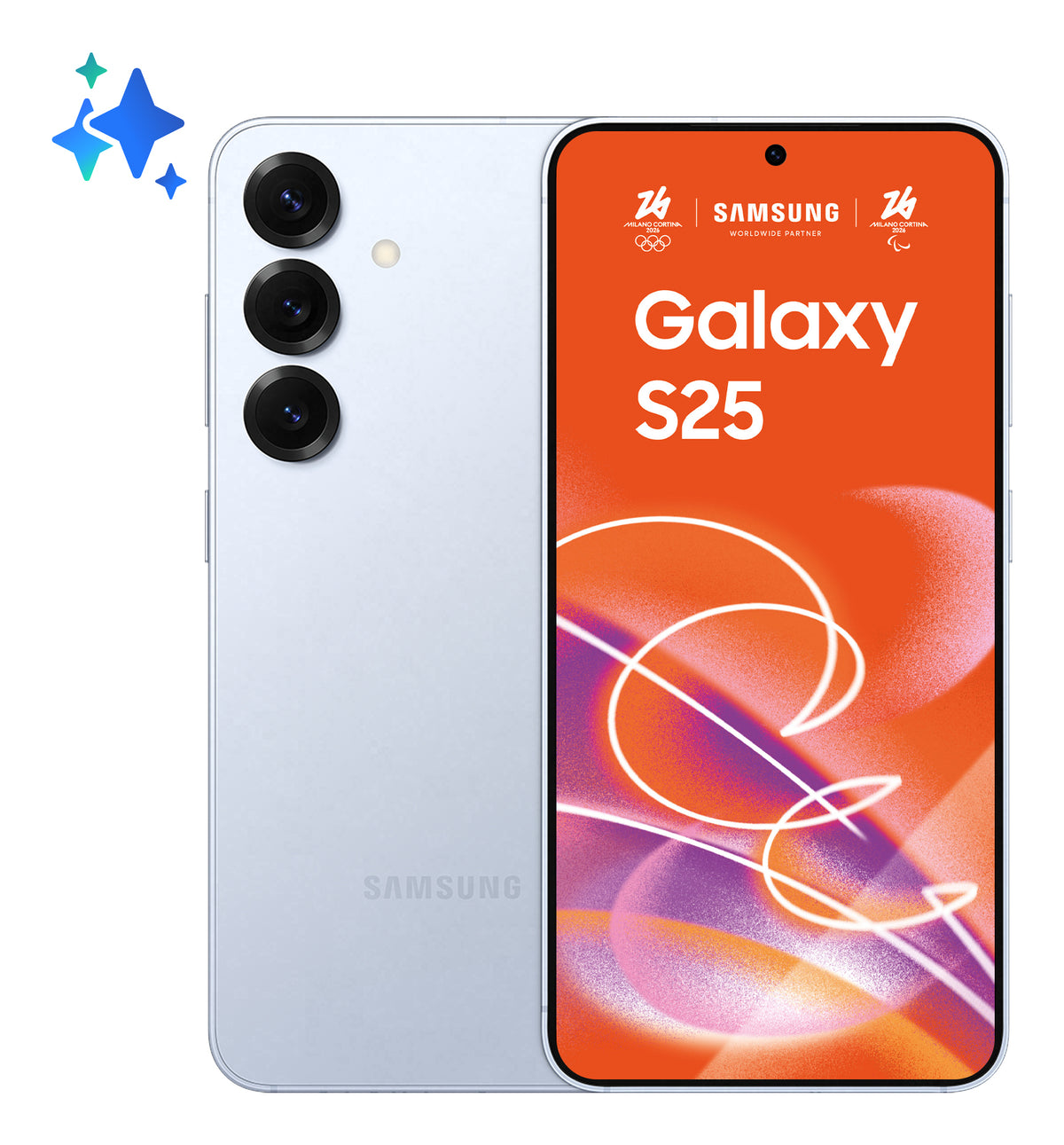 Samsung Galaxy S25 S931 5G Double SIM 12 Go RAM 256 Go - Bleu glacier - photo officielle 1 [V4.6:8806095853819:1]