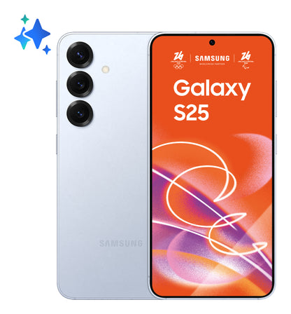 Samsung Galaxy S25 S931 5G Double SIM 12 Go RAM 256 Go - Bleu glacier - photo officielle 1 [V4.6:8806095853819:1]