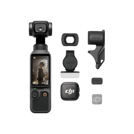 DJI Osmo Pocket 4 Creator Combo et accessoires