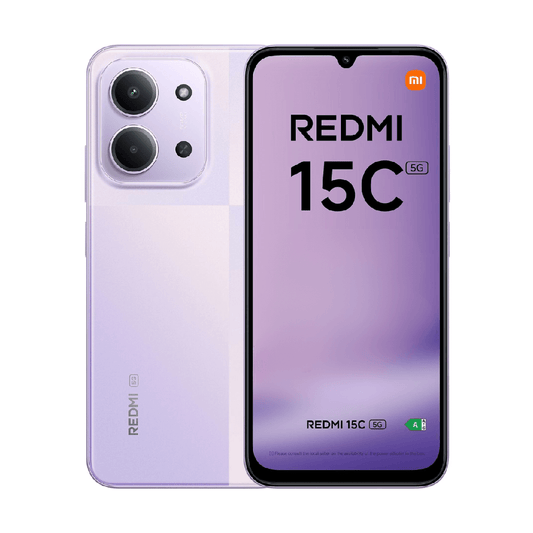 Xiaomi Redmi 15C 5G Double SIM 4 Go RAM 128 Go - Dusk Violet - vue premium 1 [V4.6:6932554459567:1]