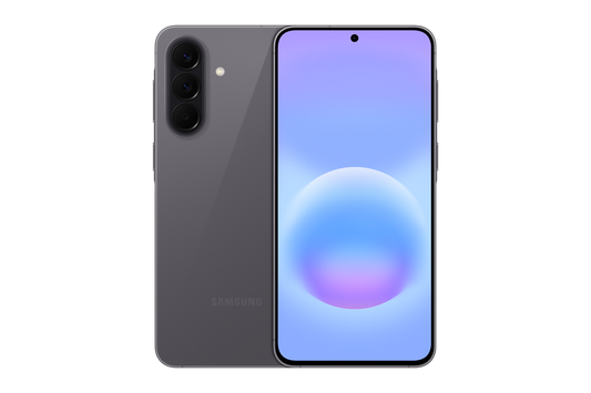 Samsung Galaxy A57 gris — avant et arriere