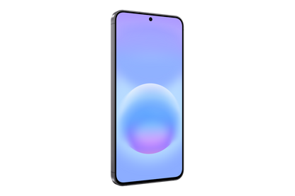 Samsung Galaxy A57 gris — trois quarts gauche