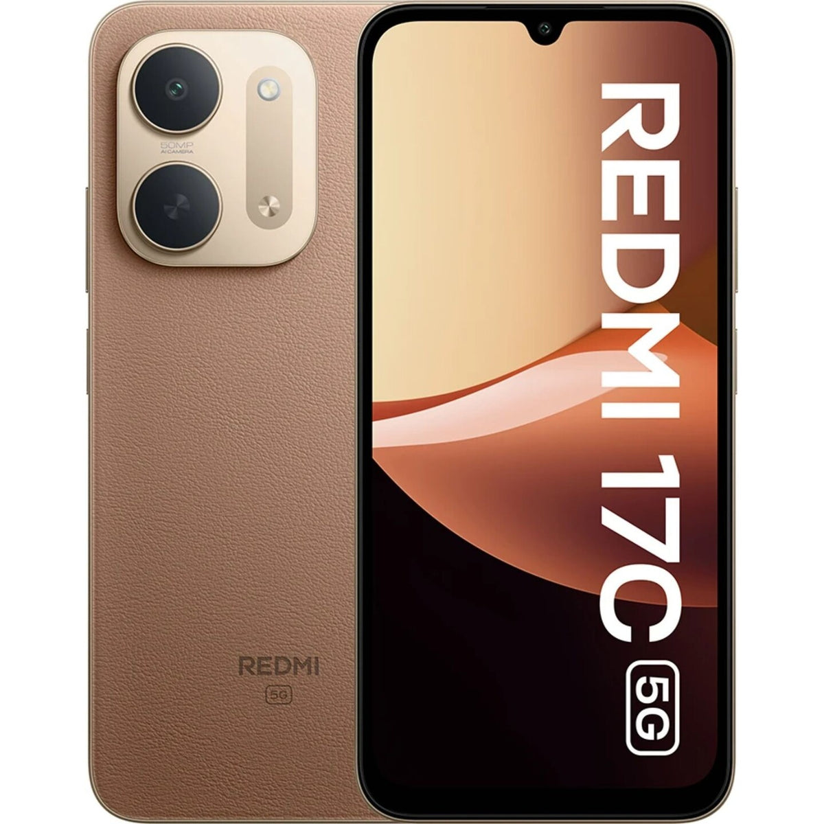 Xiaomi Redmi 17C 5G Double SIM 4 Go RAM 128 Go - Marron - vue premium 1 [V4.6:6939093023143:1]