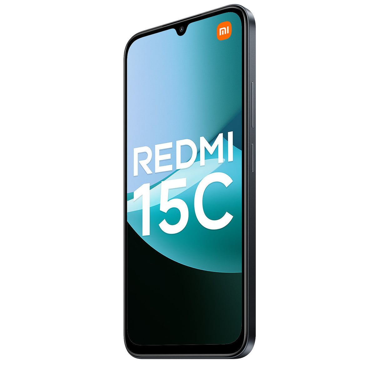 Xiaomi Redmi 15C 256GB Midnight Black - vue arriere trois quarts HD